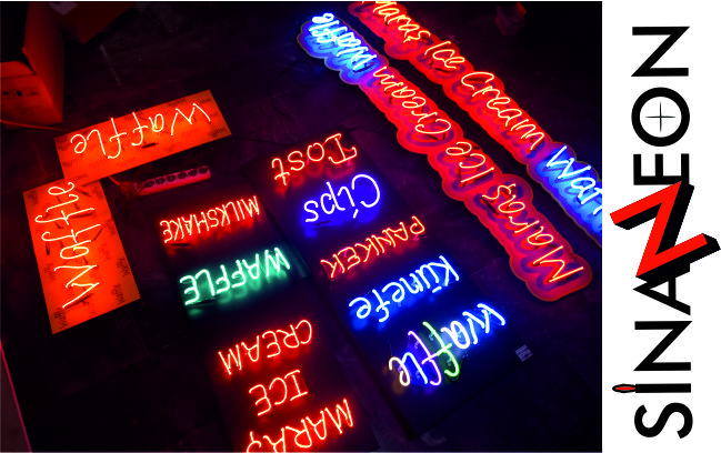 Neon Yazı Fontları - neon tabela