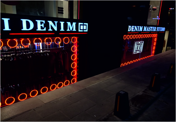 Mağaza Vitrin Neon Led Dekor Uygulaması