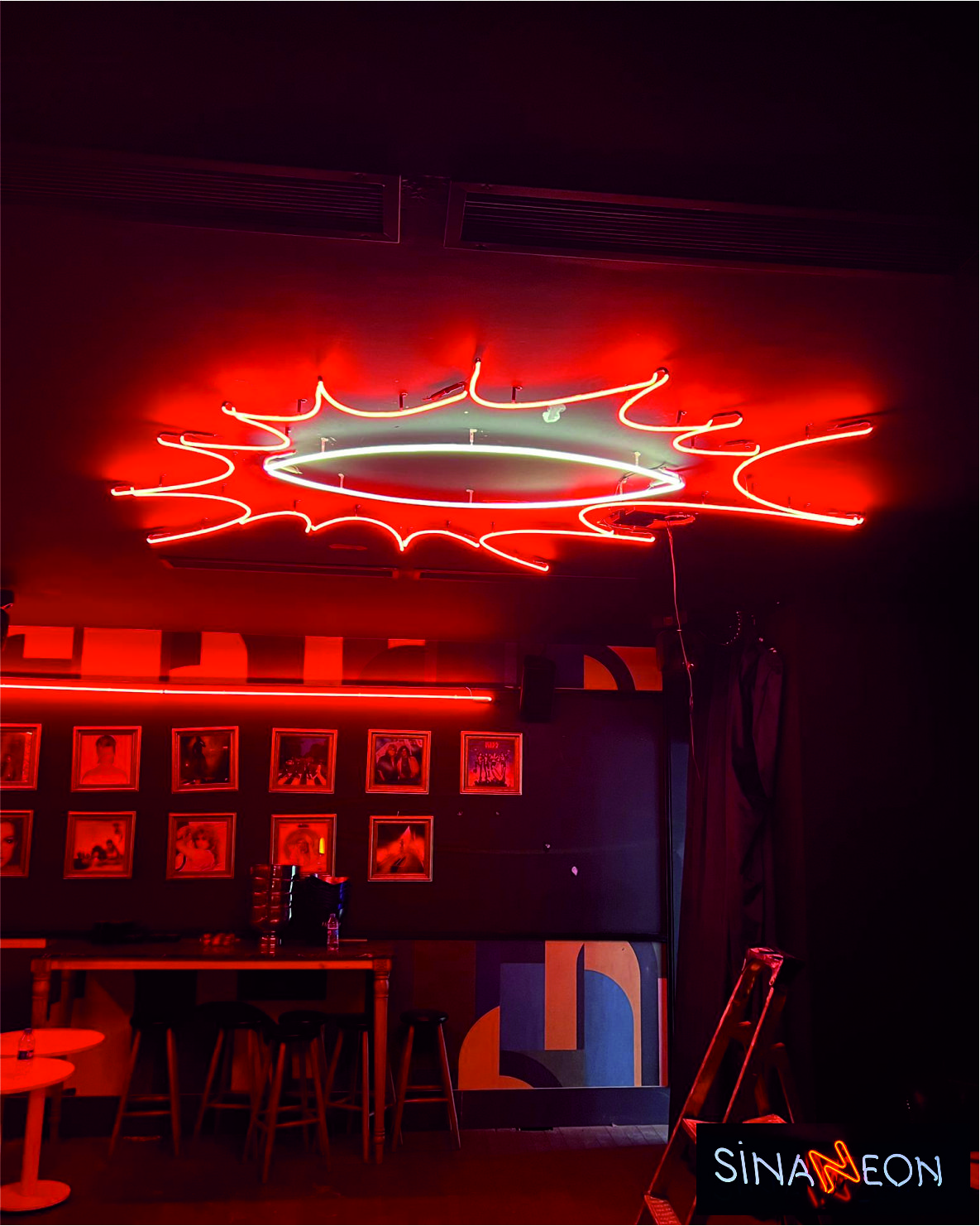 TAVAN NEON PROJE AYDINLATMA DEKOR UYGULAMASI