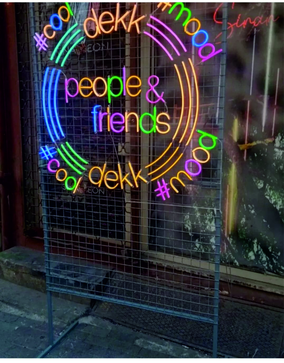 ayaklı led neon tabela