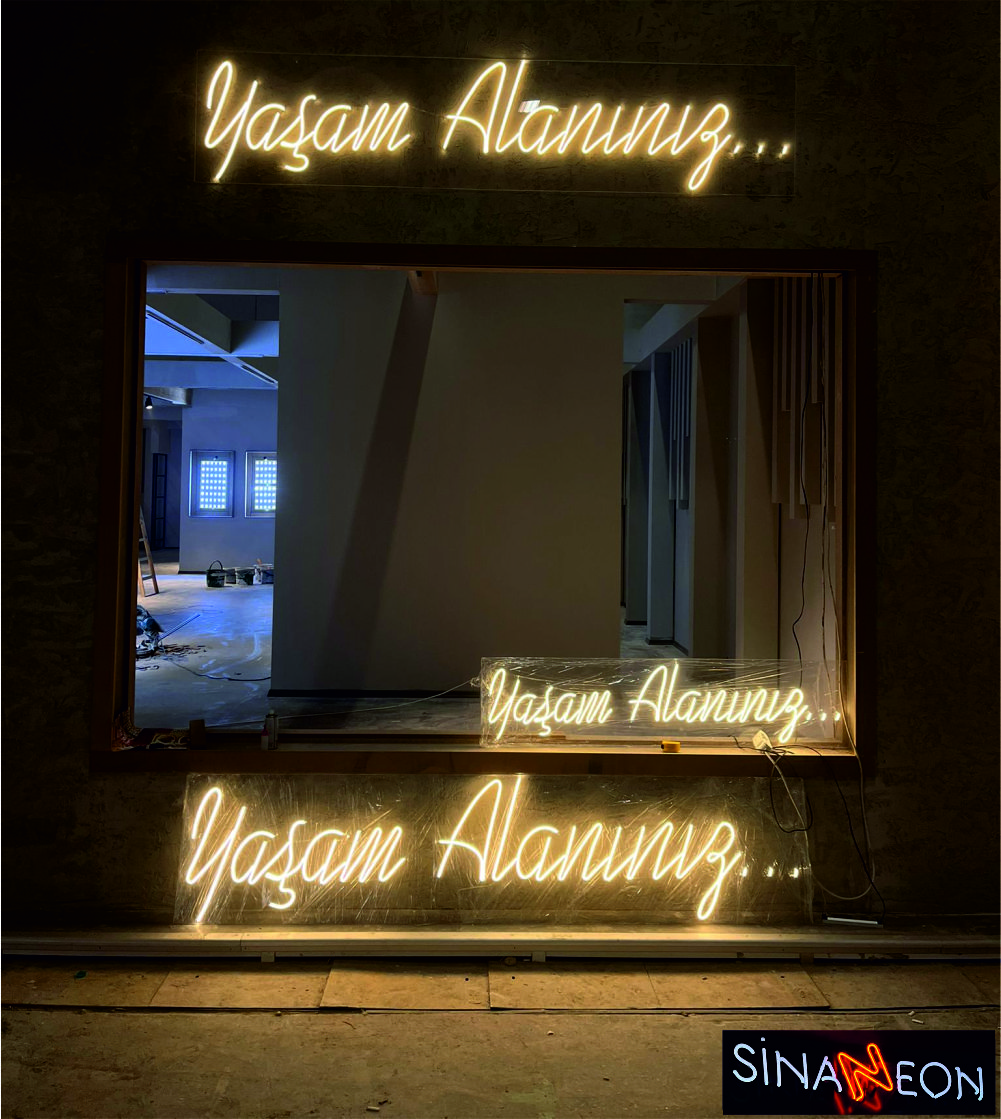 led neon yazı imalatı