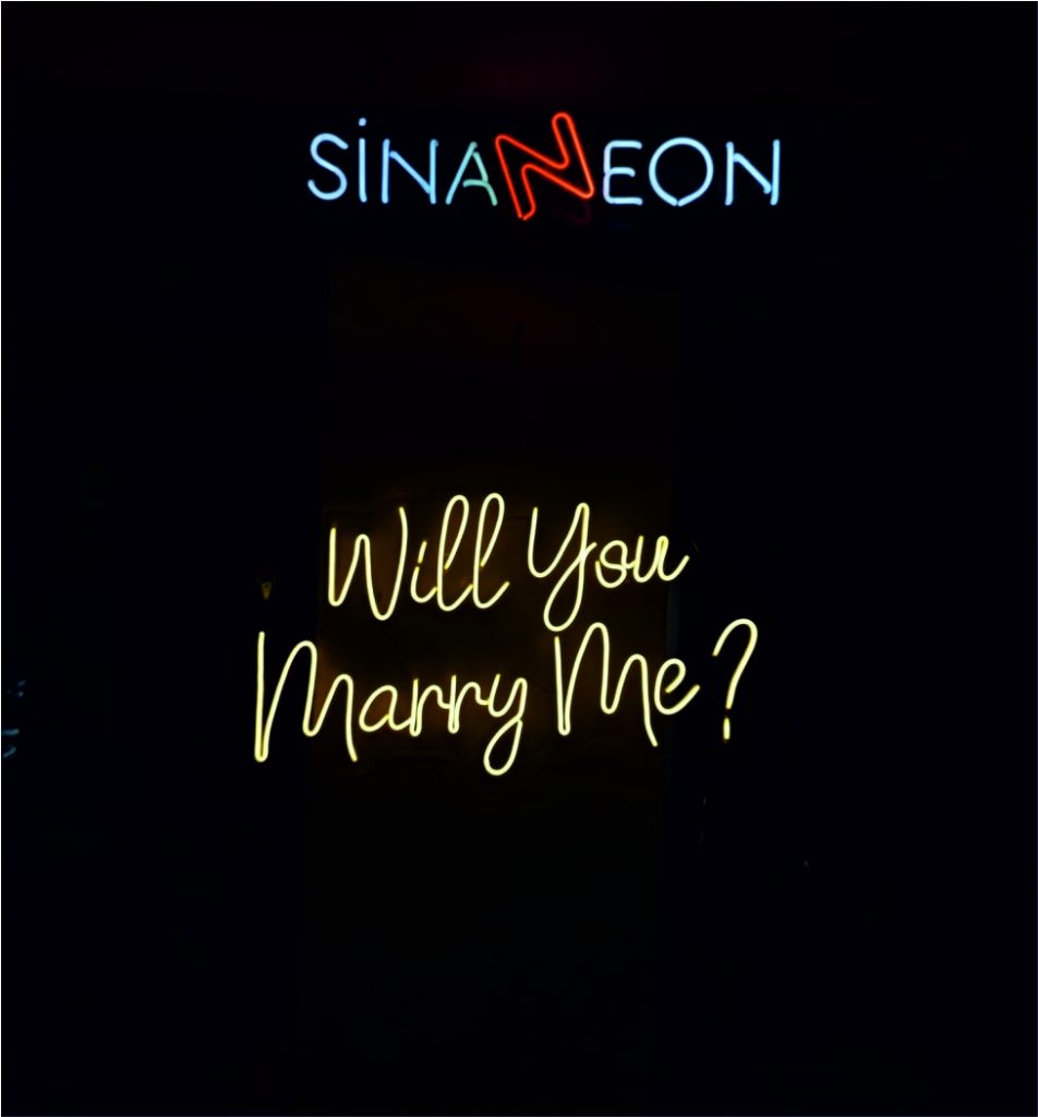 will you marry me led neon yazı